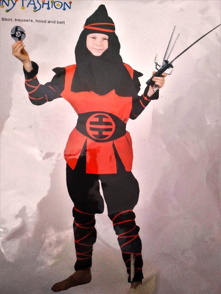 Erg mooie Ninja Oriental outfit mt 116, Ophalen of Verzenden, Nieuw, 110 t/m 116, Jongen