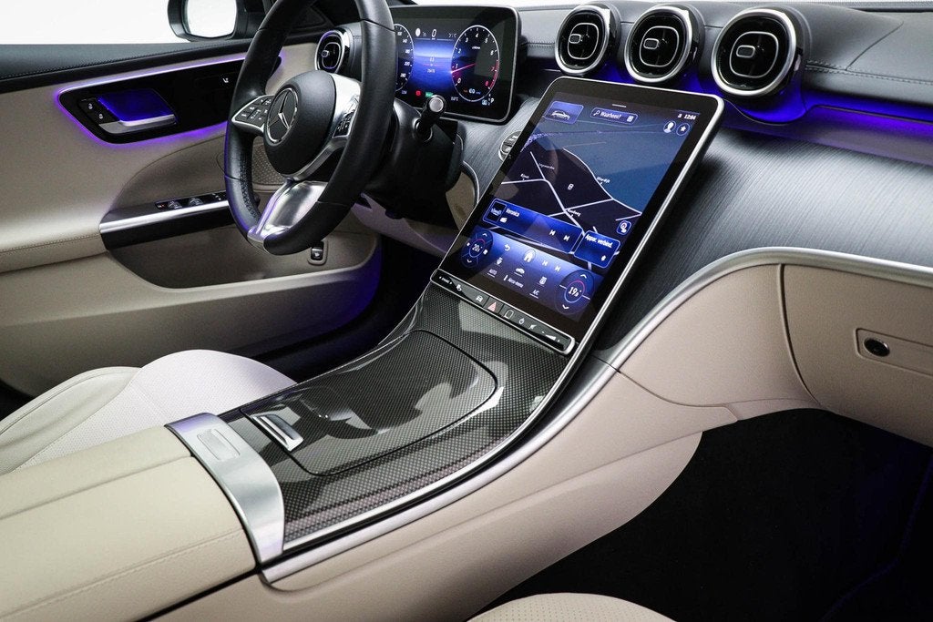 Mercedes-Benz C-klasse Estate 200 Launch Edition Luxury Line, Auto's, Mercedes-Benz, Automaat, 4 cilinders, Zwart, Origineel Nederlands