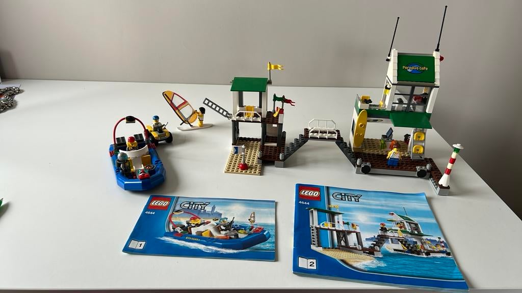 Lego City, watersport, 4644, Kinderen en Baby's, Speelgoed | Duplo en Lego, Ophalen of Verzenden, Gebruikt