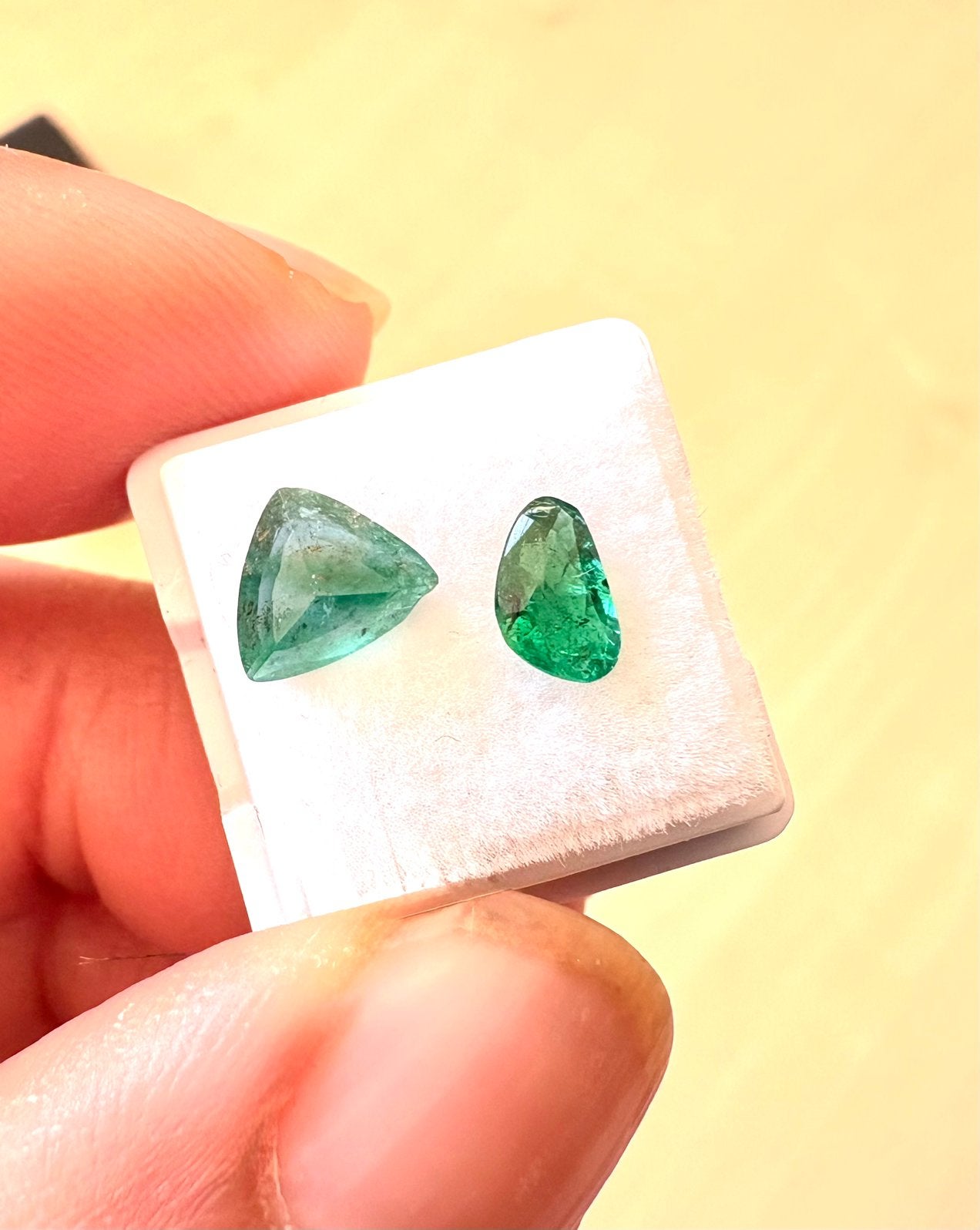 Natuirlijke Smaragd edelstenen 1,05 ct best voor sieraden ab, Verzenden, Nieuw