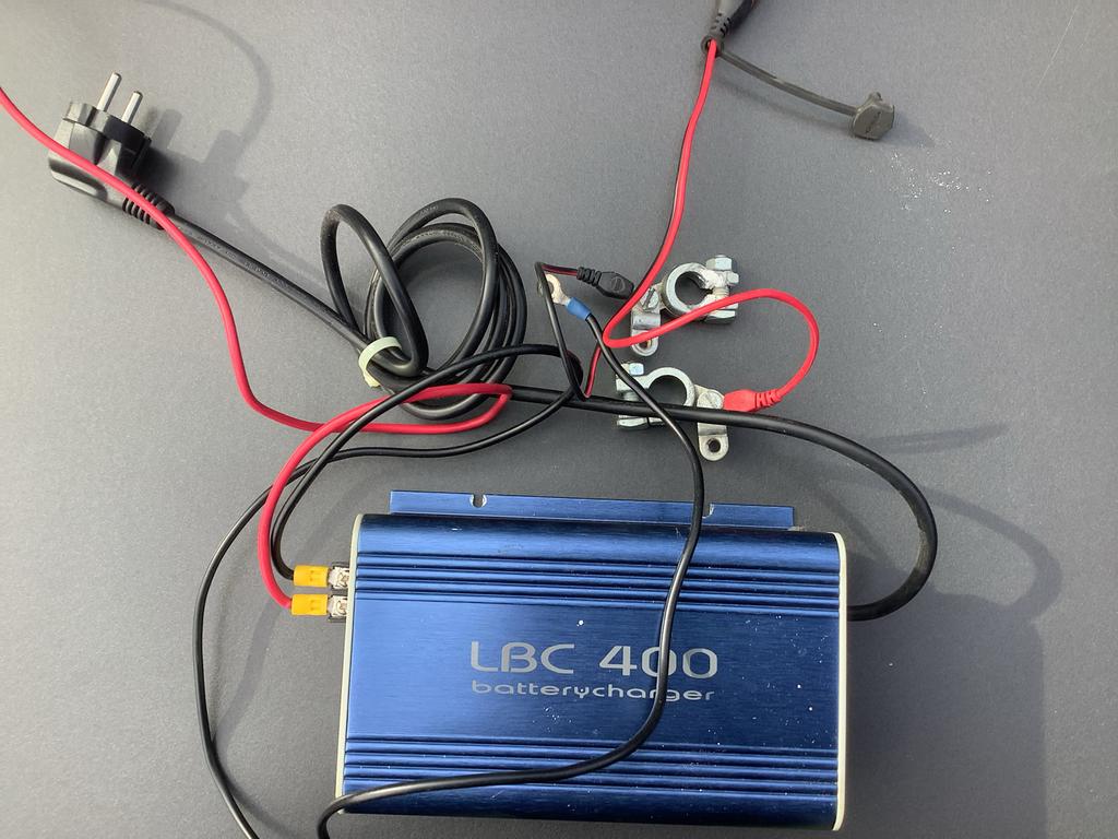 LBC 400 acculader, Ophalen, Gebruikt