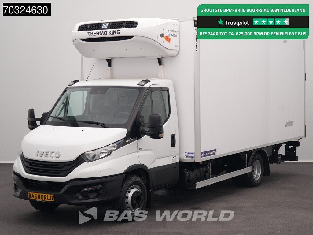 Iveco Daily 72C21 3.0L Automaat Lamberet Laadklep Koelwagen, Automaat, Stof, Gebruikt, Euro 6