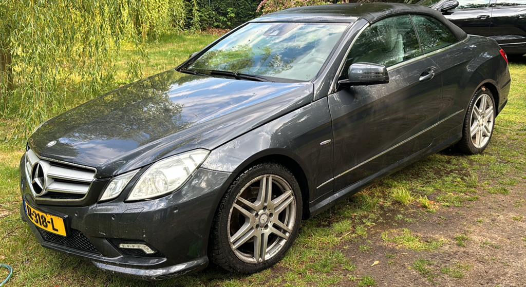 Mercedes-Benz E-Klasse 3.0 CDI E350 Cabriolet AUT 2010 Grijs, Auto's, Mercedes-Benz, Automaat, Achterwielaandrijving, 1800 kg