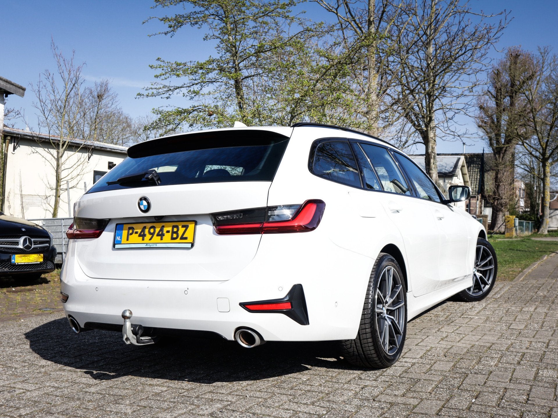 BMW 3 Serie Touring M-Sport 2e eig. & Keurig-Onderh BOVAG Ga, Auto's, Automaat, Achterwielaandrijving, Gebruikt, Wit