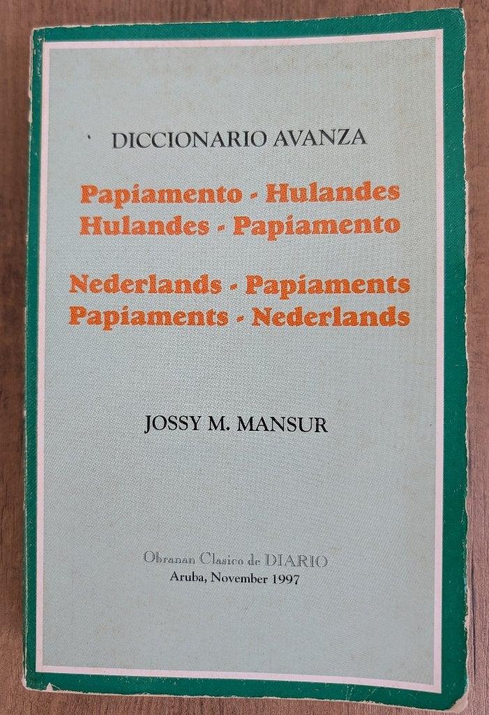 Woordenboek Papiaments - Nederlands & NL - Papiaments, Jossy M. Mansur, Overige uitgevers, Ophalen of Verzenden, Zo goed als nieuw