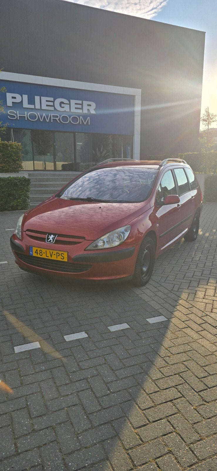 Peugeot 307 1.6 16V XR Break 2003 Rood, Auto's, 108 pk, 1587 cc, 1244 kg, Rood