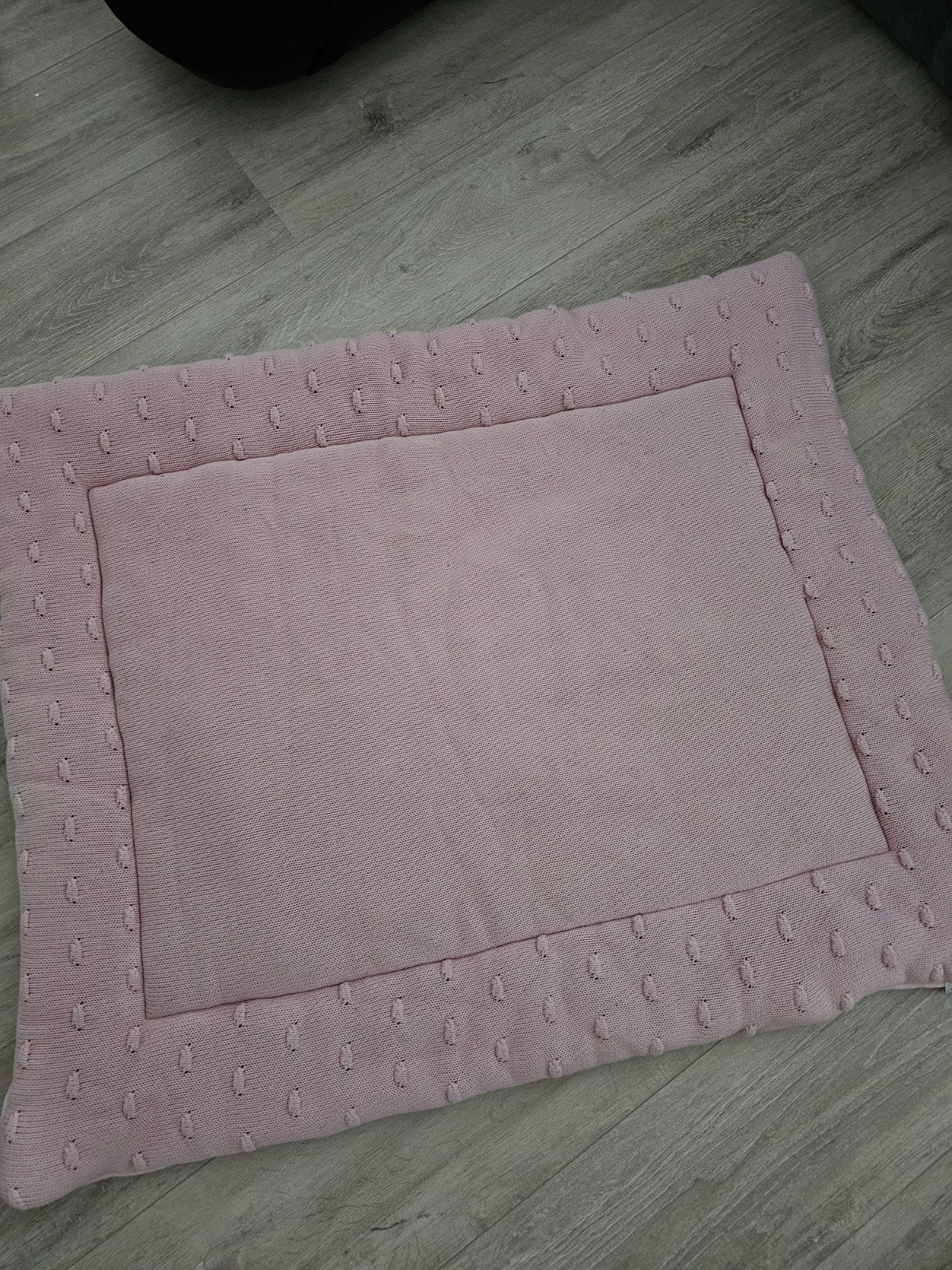 Meyco boxkleed soft pink, Ophalen of Verzenden, Zo goed als nieuw, Vierkant, Boxkleed