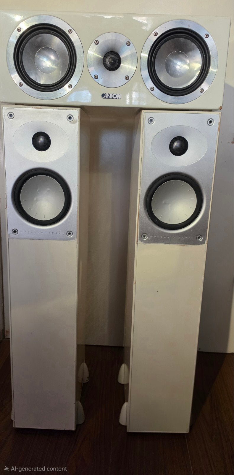 Canton en Mordaunt Short Speakerset - Gebruikt, Gebruikt, Speakerset, Geschikt voor surround/home cinema, Ophalen
