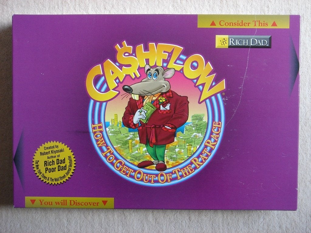 Rich Dad Poor Dad - Cashflow 101 Boardgame, Vijf spelers of meer, Ophalen of Verzenden, Zo goed als nieuw