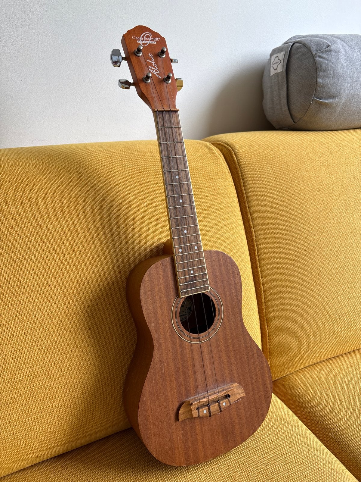 OscarSchmidt Aloha Ukelele OU2, Ophalen of Verzenden, Zo goed als nieuw, Ukelele