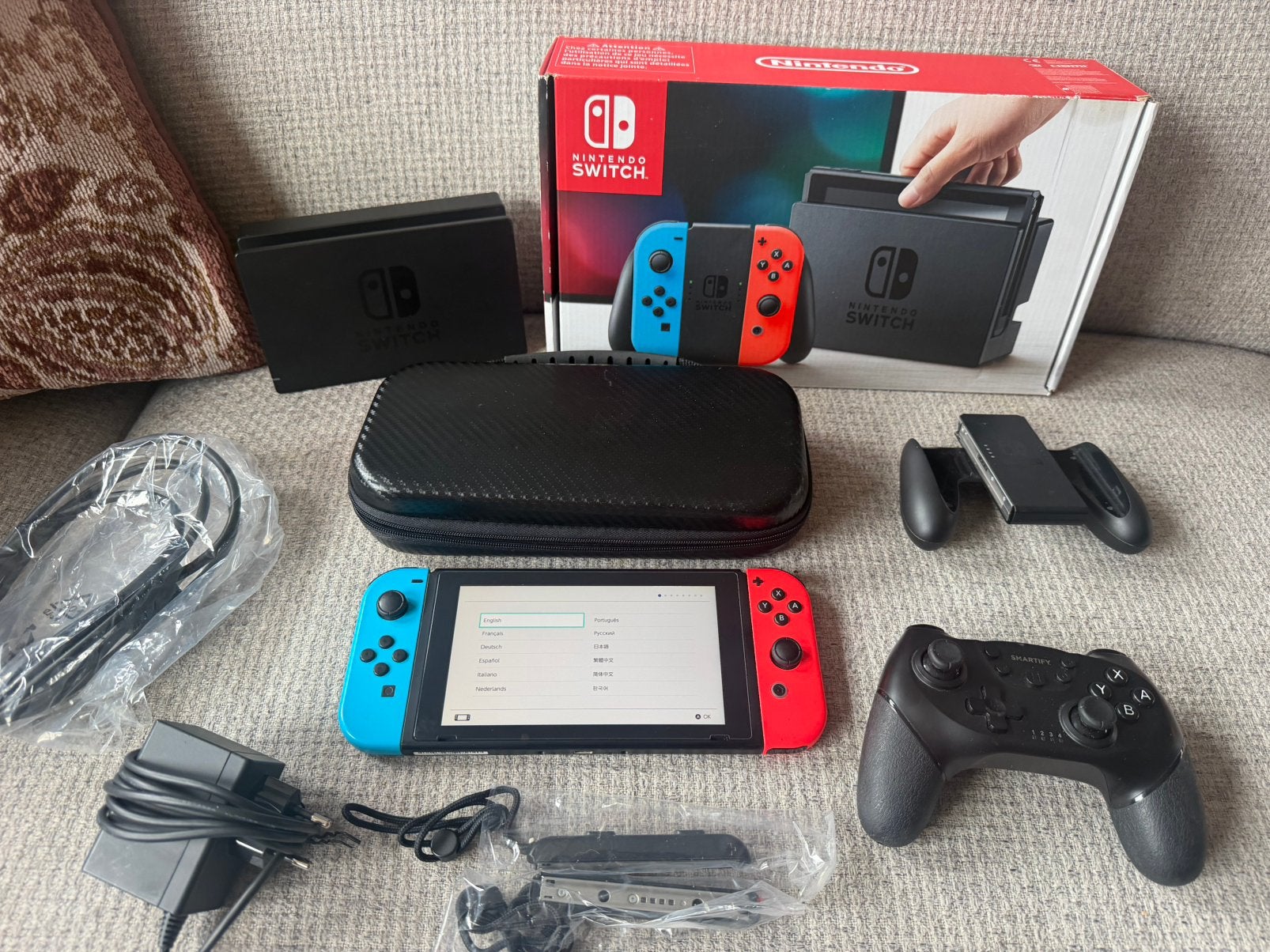 Nintendo Switch - ALS NIEUW! En met veel extra’s!!, Ophalen of Verzenden, Zo goed als nieuw, Met 2 controllers, Switch Original