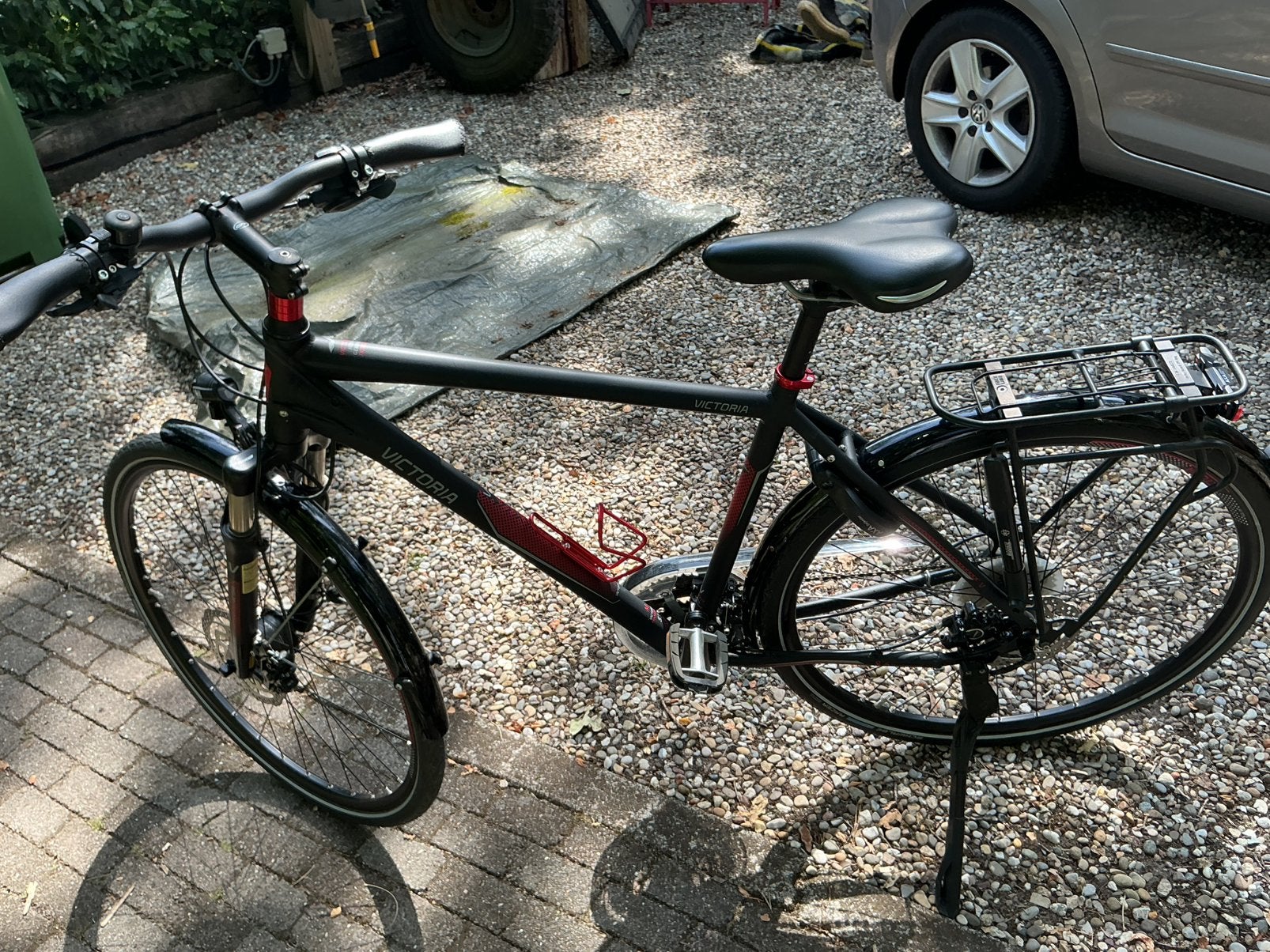 Zo goed als nieuw herenfiets Victoria, shimano versnellingen, Zo goed als nieuw, Meer dan 20 versnellingen, 53 tot 57 cm, Ophalen