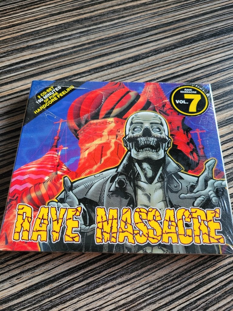 Rave Massacre Vol. 7 - Hardcore - Gabber - Thunderdome, Cd's en Dvd's, Ophalen of Verzenden, Nieuw in verpakking, Hardcore