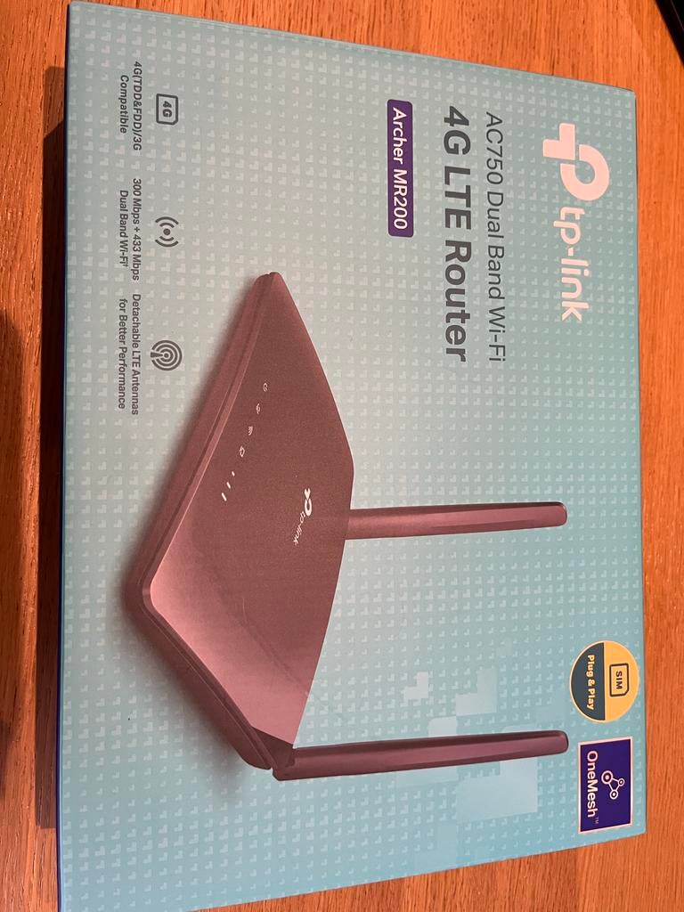 TP-Link Wireless 4G LTE Router - Nieuw in doos, Ophalen of Verzenden, Nieuw, Router