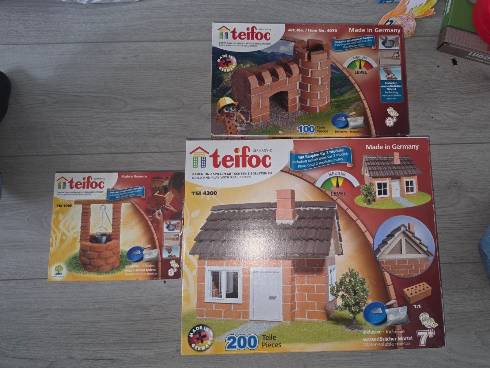 Teifoc Bouwsets: Huis, Toren en Waterput - Nieuw!, Ophalen of Verzenden, Nieuw, Knutselen