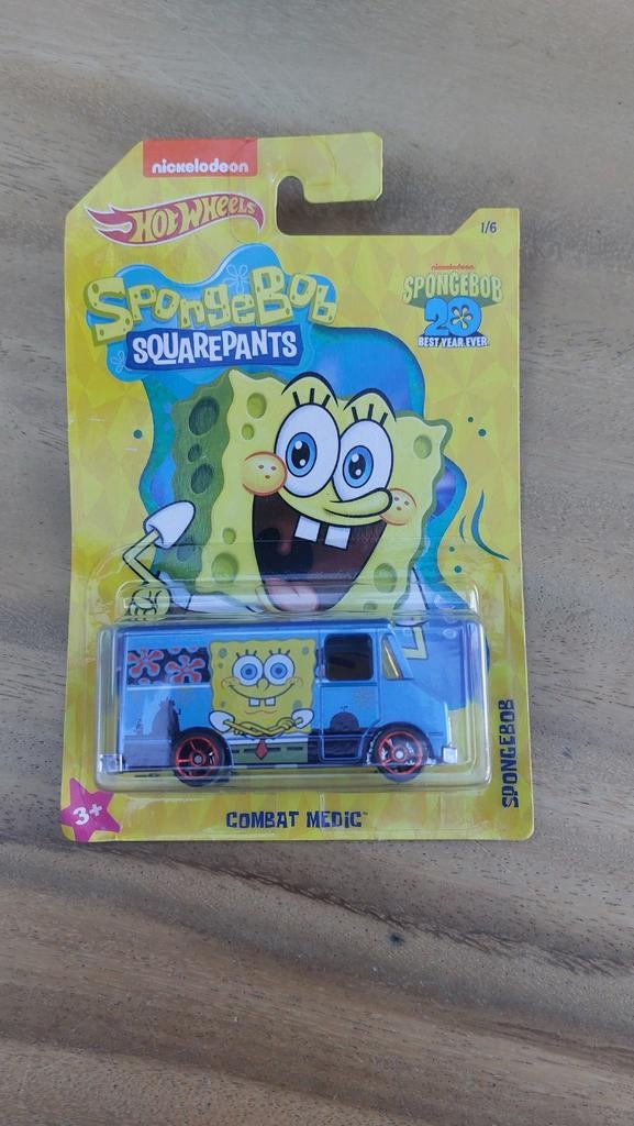 Hot Wheels Spongebob Combat Medic, Ophalen of Verzenden, Nieuw, Auto