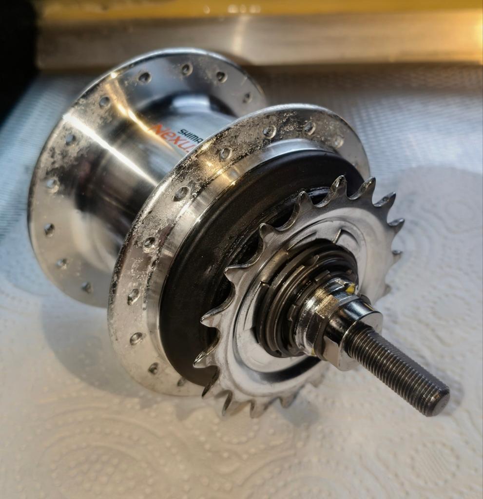 Shimano Nexus 7 Naaf (SG-C3001-7R), Ophalen, Shimano Nexus, Elektrische fiets, Zo goed als nieuw