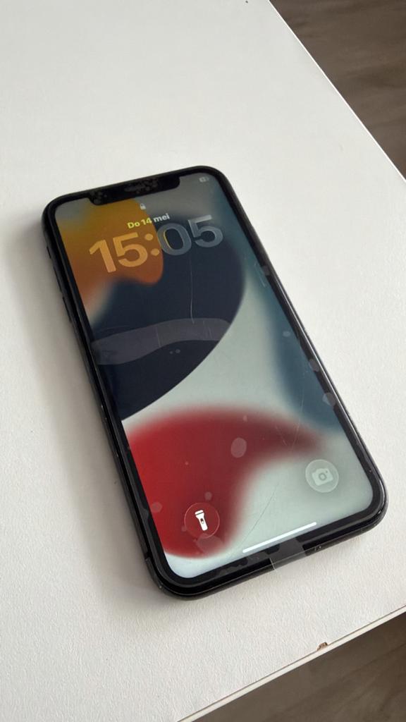 iPhone 11, Telecommunicatie, Mobiele telefoons | Apple iPhone, Zwart, Zo goed als nieuw, 64 GB, IPhone 12 Pro Max