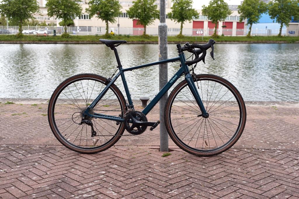 Triban RC Dames racefiets (maat M) Shimano Sora, Fietsen en Brommers, Fietsen | Racefietsen, 28 inch, Velgrem, Aluminium, 49 tot 53 cm