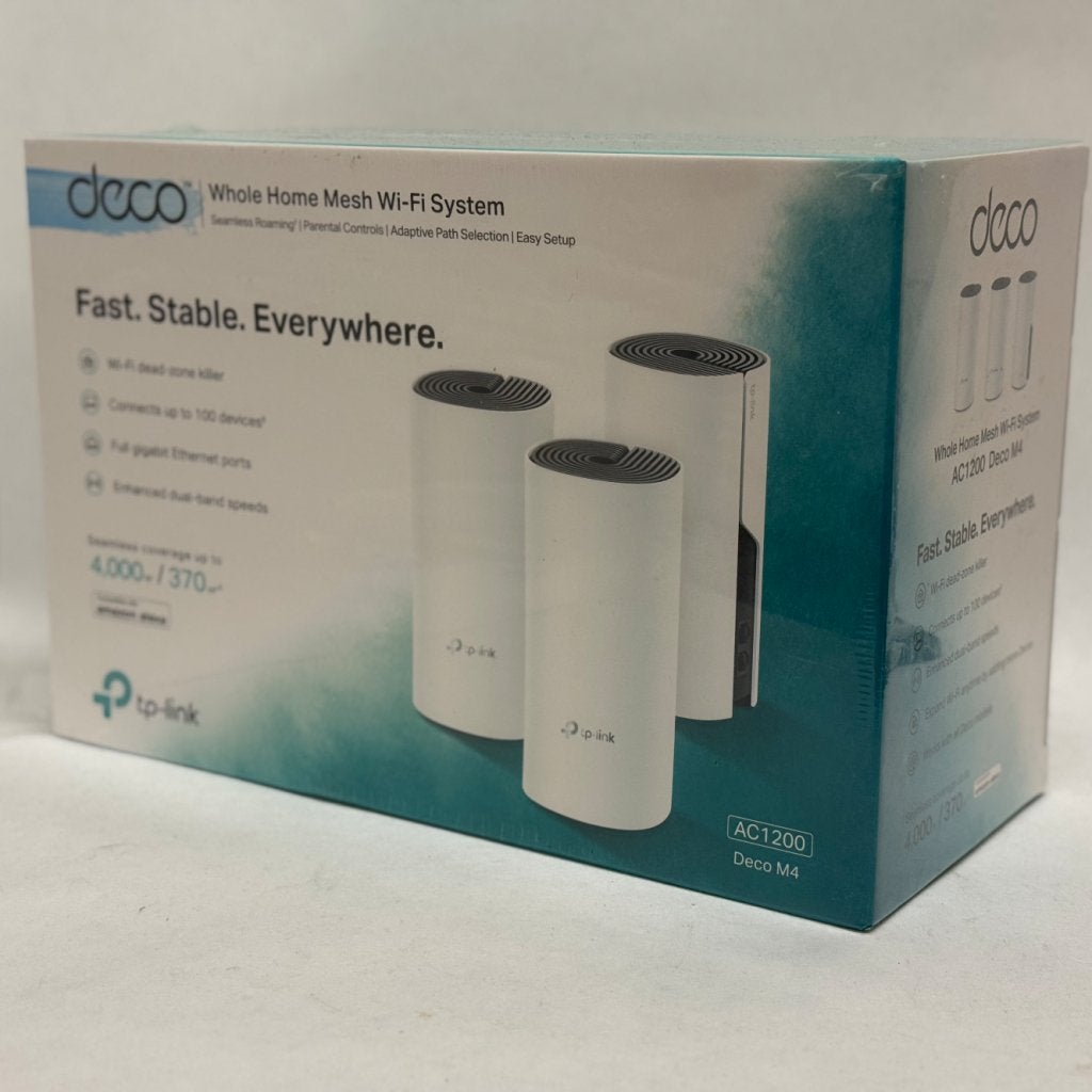 TP-Link AC1200 Whole Home Mesh Wifi-systeem Deco M4 (3-pack), Computers en Software, Netwerk switches, TP-Link, Zo goed als nieuw