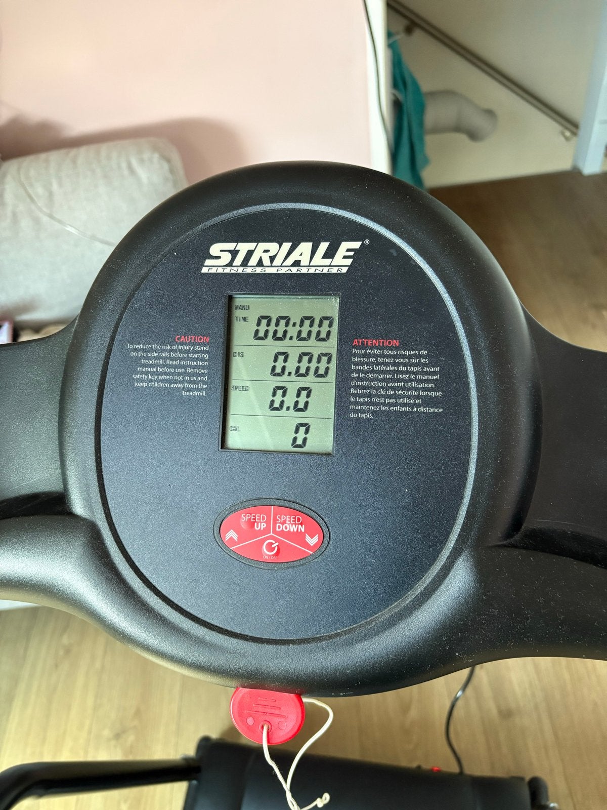 Strialle Fitness Loopband, Sport en Fitness, Fitnessapparatuur, Ophalen, Kunststof, Zo goed als nieuw, Loopband