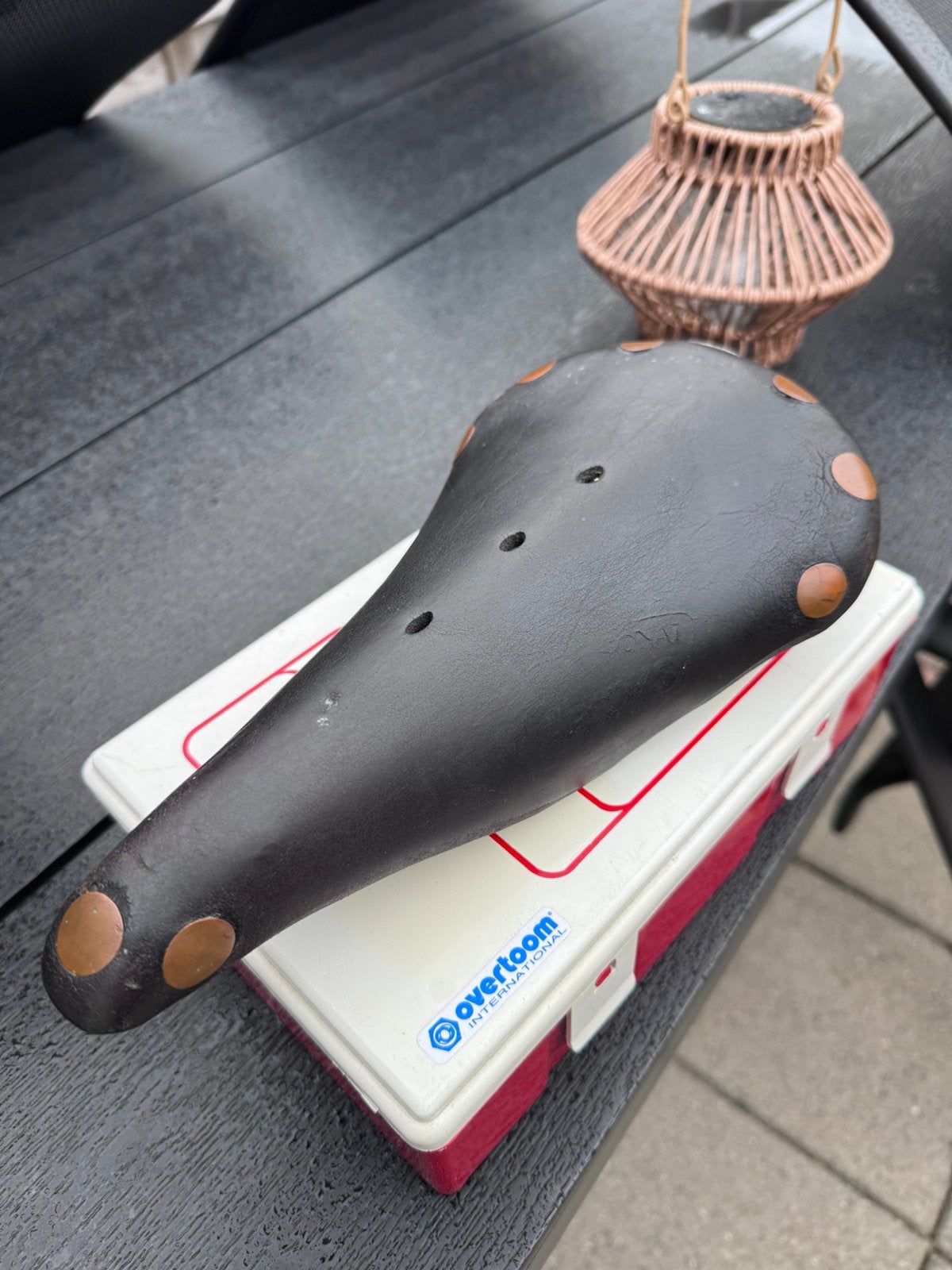 BROOKS antiek racefiets zadel, Overige merken, Minder dan 10 versnellingen, Staal, Ophalen of Verzenden