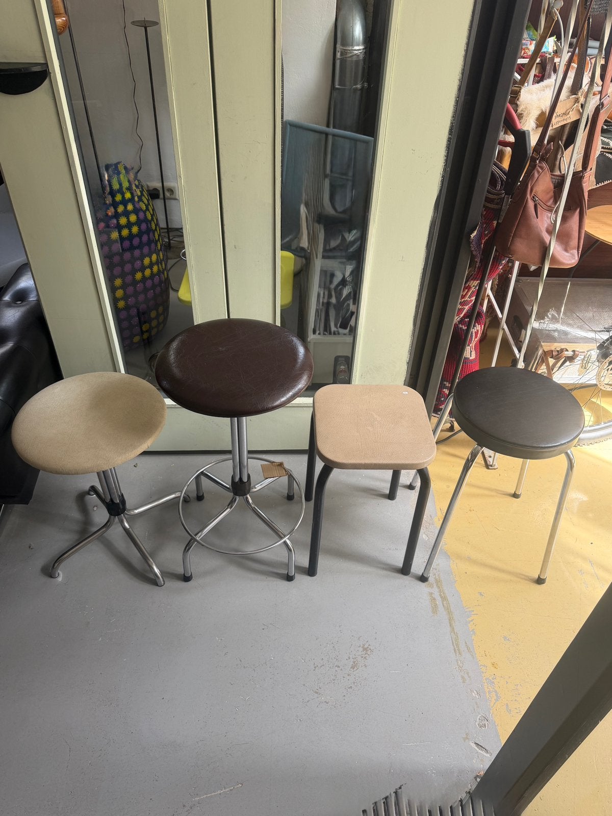 Vintage design skaileren krukken, oud design krukjes