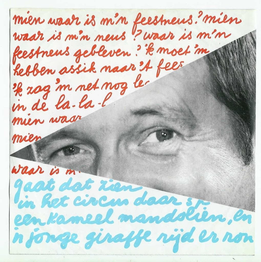 Toon Hermans, Mien Waar Is Mijn Feestneus, single uit 1968, Ophalen, Gebruikt, 7 inch, Humor en Cabaret