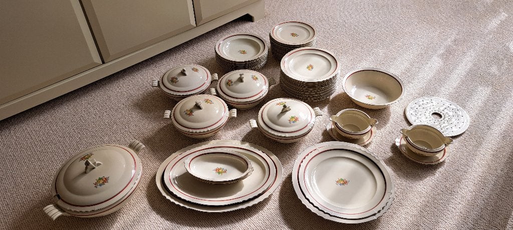 Heel uitgebreid Servies te koop zie foto,s, Ophalen, Zo goed als nieuw, Overige stijlen, Porselein