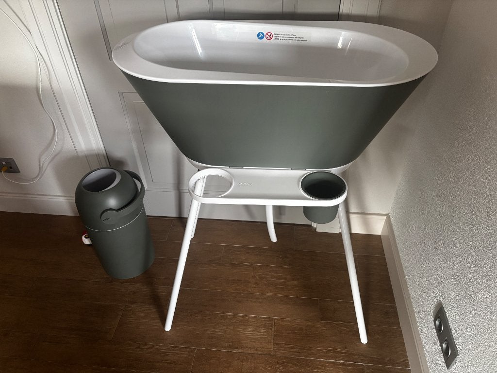We-Too Badset en luieremmer *speciale kleur groen*, Zo goed als nieuw, Badje, Standaard, Ophalen