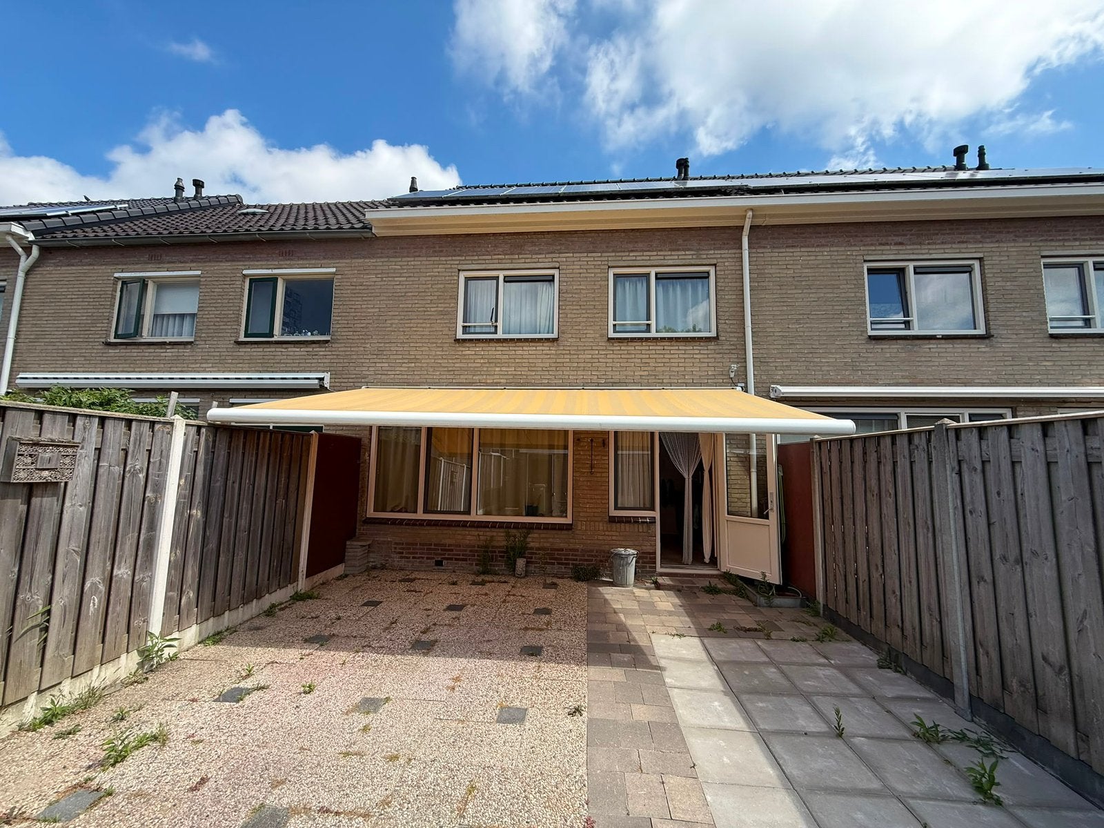 ZGAN elektrisch zonnescherm, Ophalen, Zo goed als nieuw, Veranda