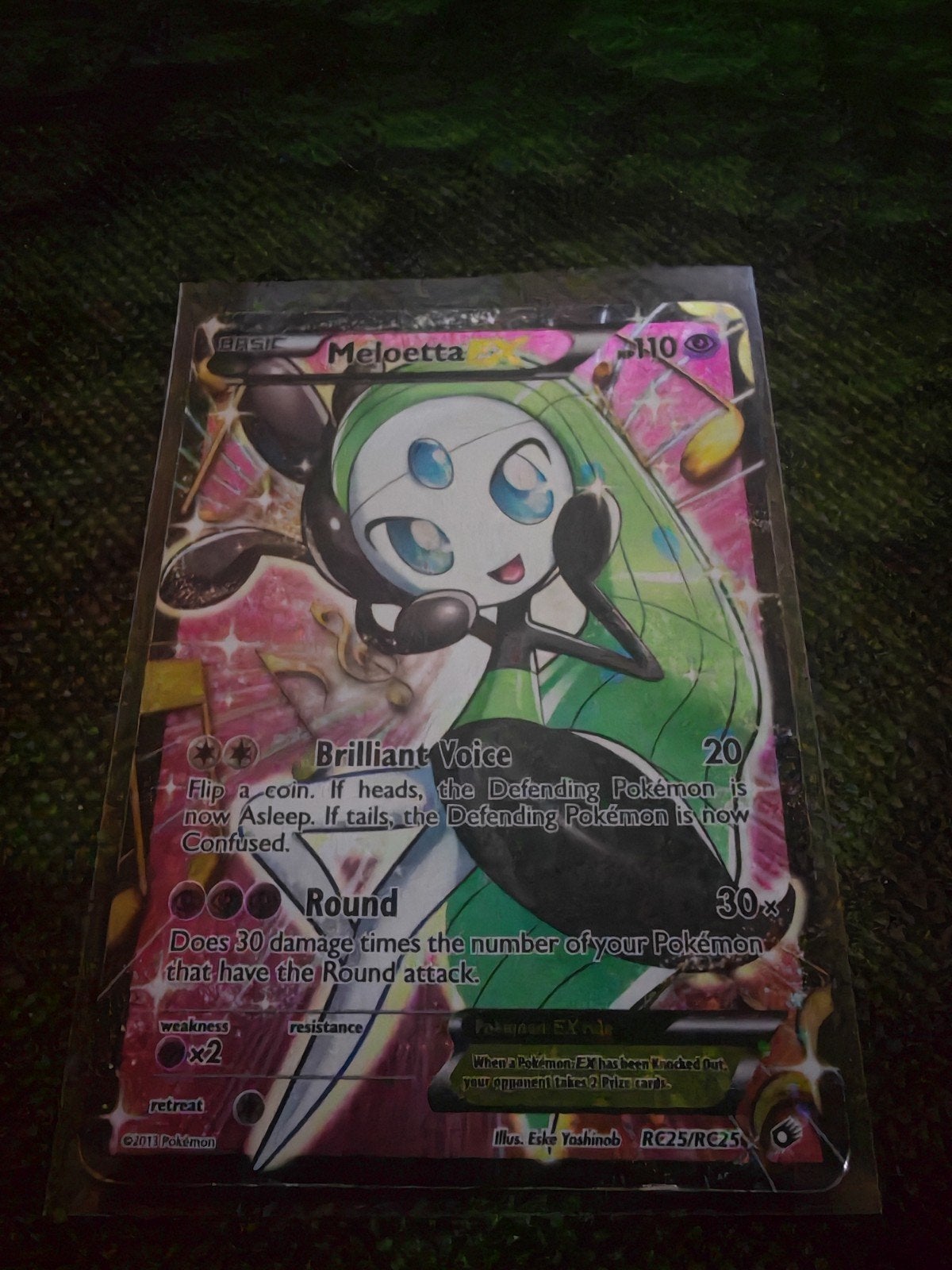 Meloetta EX RC25/RC25, Ophalen of Verzenden, Gebruikt, Losse kaart