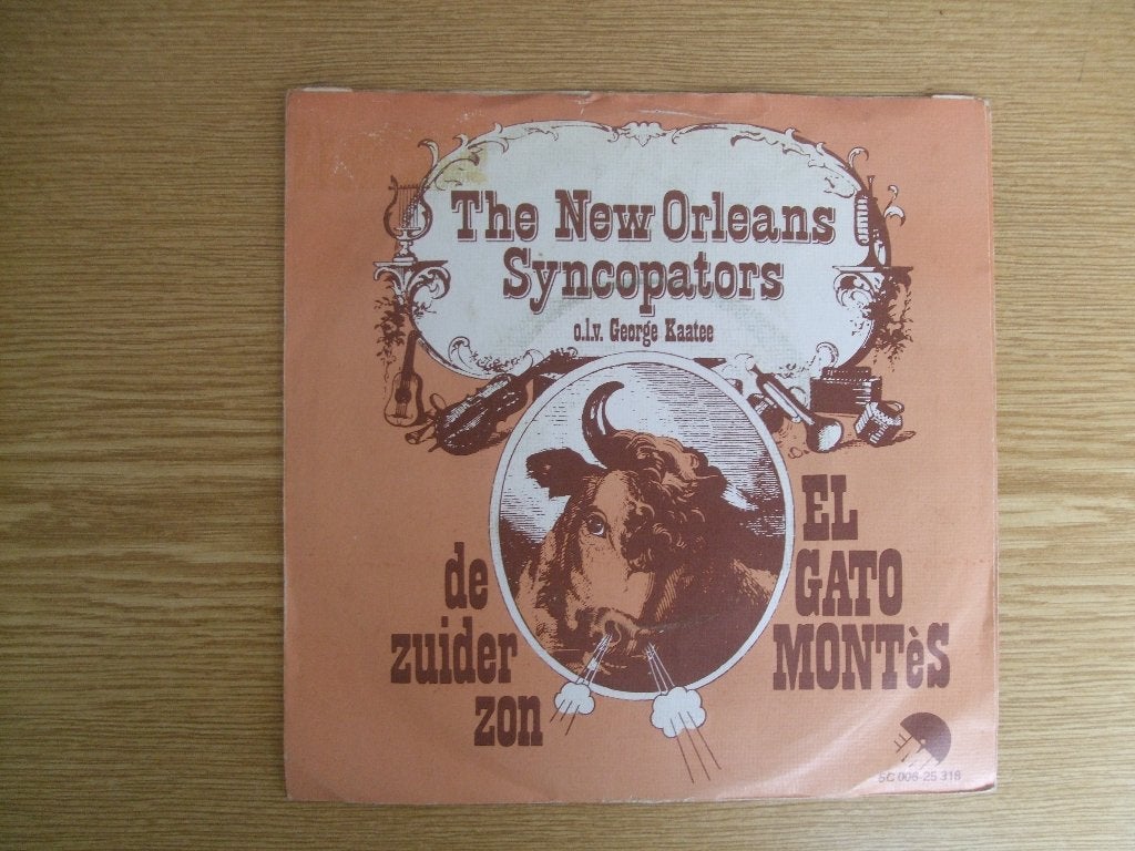 THE NEW ORLEANS SYNCOPATORS    EL GATO MONTES / DE ZUIDERZON, 7 inch, Ophalen of Verzenden, Zo goed als nieuw, Pop