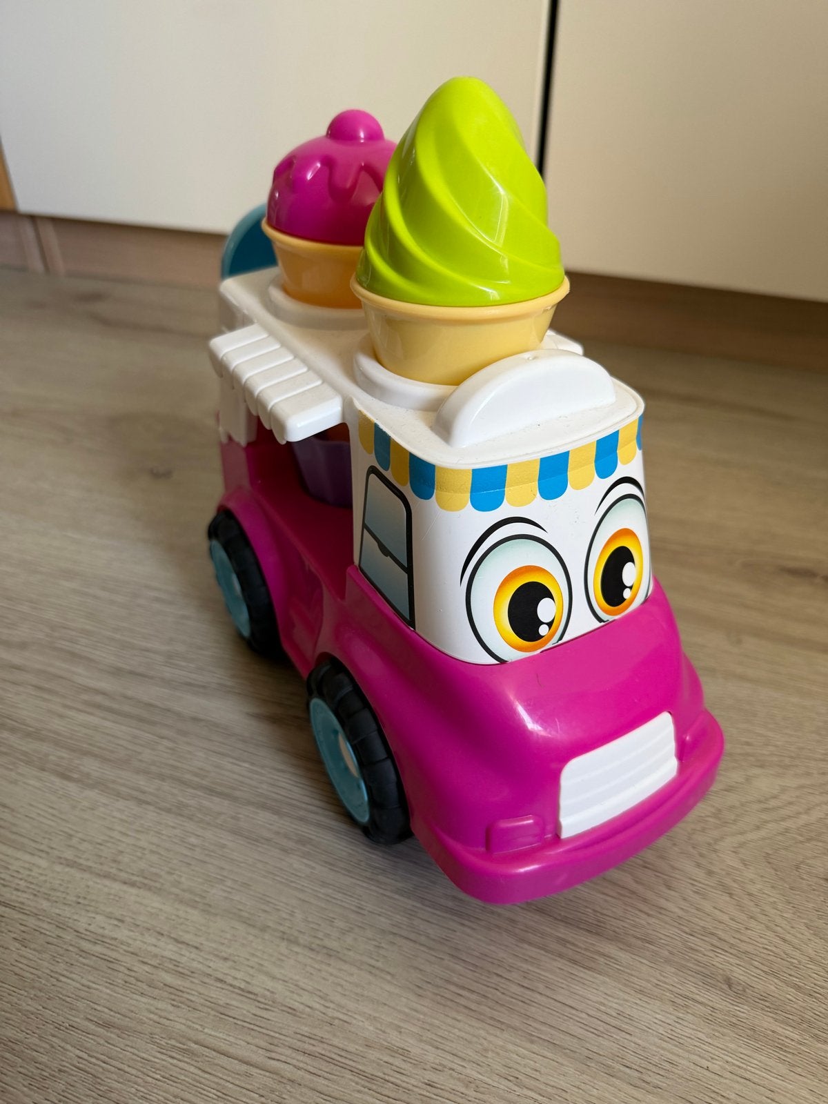 Leuke Roze IJscowagen Speelgoed voor Kinderen, Ophalen, Zo goed als nieuw