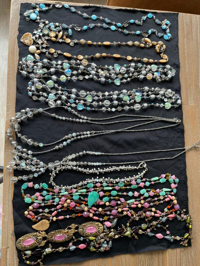 Partij mooie kettingen, Ophalen of Verzenden, Nieuw, Overige kleuren, Overige materialen