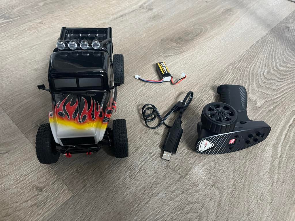 Furi tek fx-118. RC Crawler Jeep - compleet met ac-cu, Elektro, Auto offroad, Ophalen of Verzenden, Zo goed als nieuw