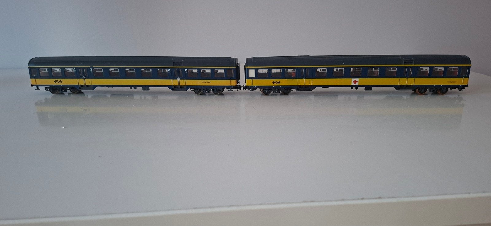 2x NS Plan w rijtuigen roco - Gebruikt, Gebruikt, Gelijkstroom, Wagon, Ophalen of Verzenden
