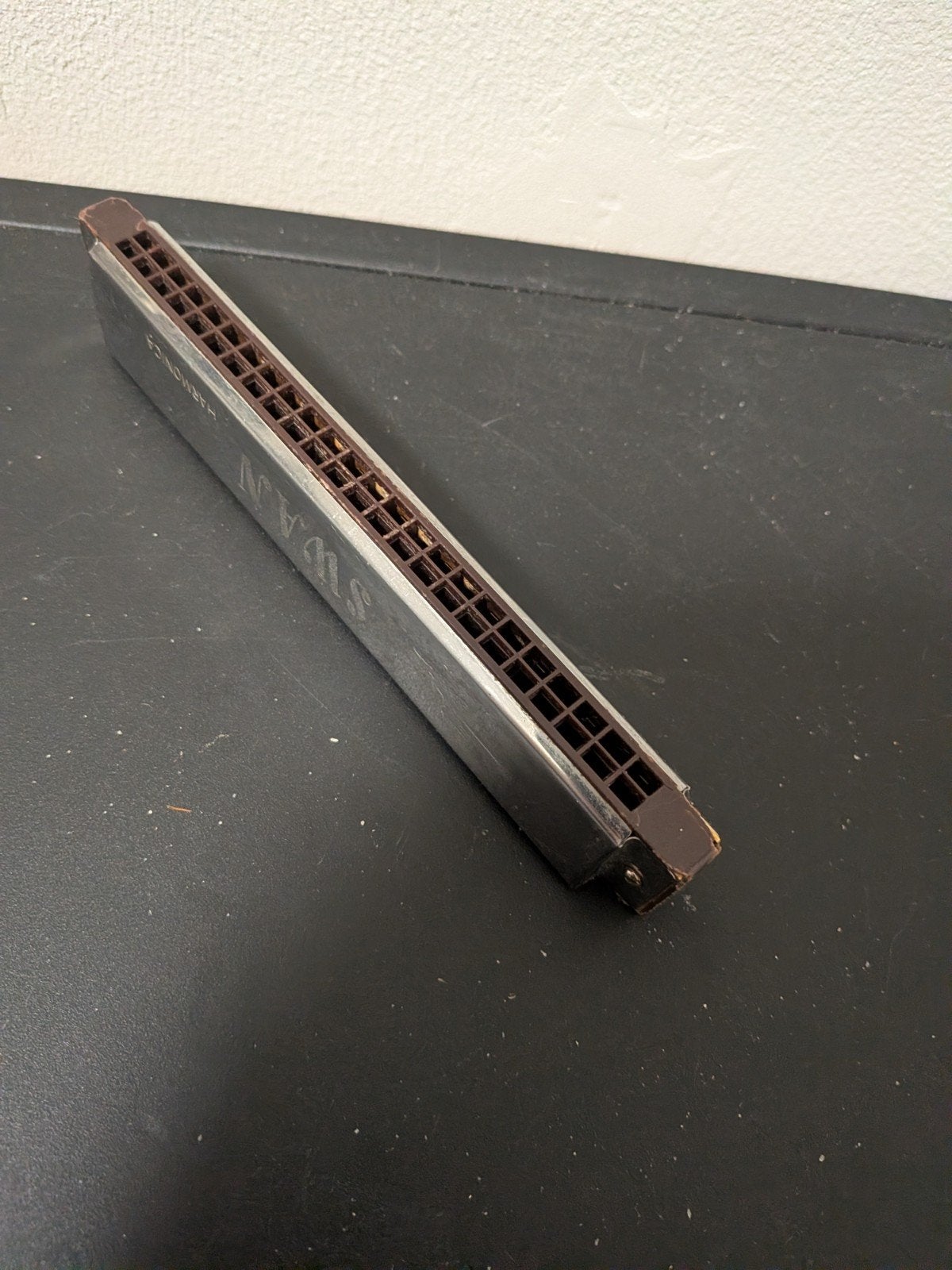 Mondharmonica Swan, Muziek en Instrumenten, Ophalen of Verzenden, Gebruikt