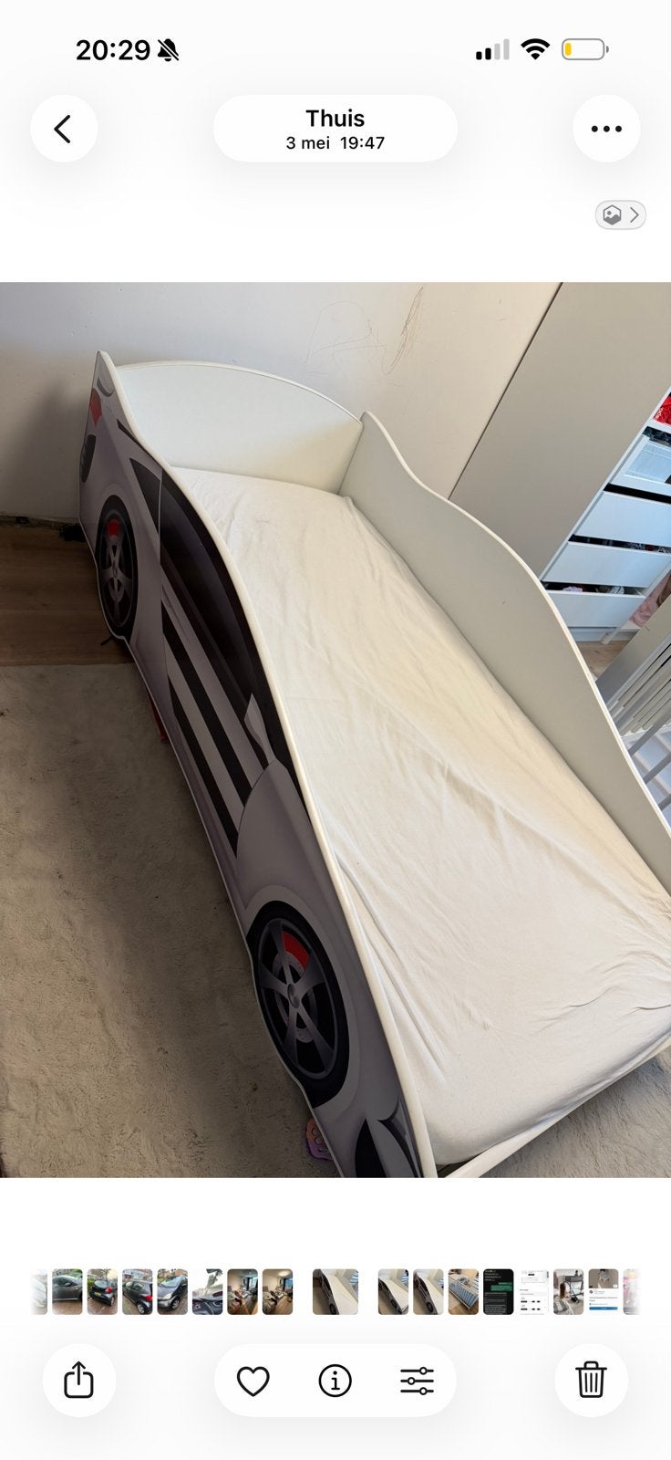 Autobed, Ophalen, Zo goed als nieuw, Eenpersoons