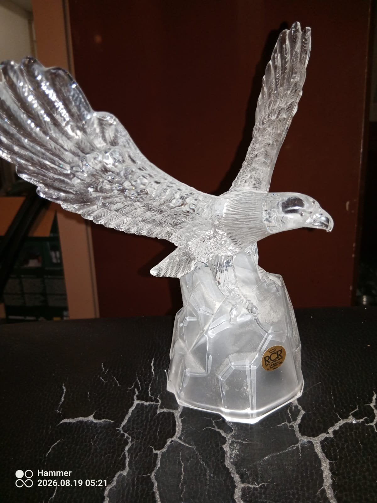 Adelaar 30 cm RCR Royal Crystal Rock, Ophalen, Zo goed als nieuw, Figuurtje
