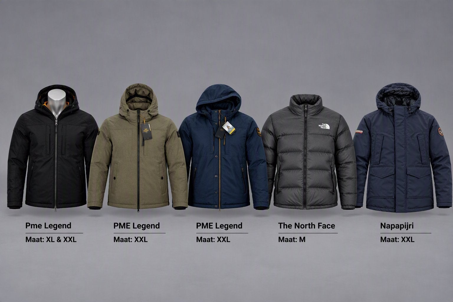 Pme Legend ,The north Face, Napapijri Jassen., Kleding | Heren, Ophalen of Verzenden, Nieuw, Overige maten, Overige kleuren