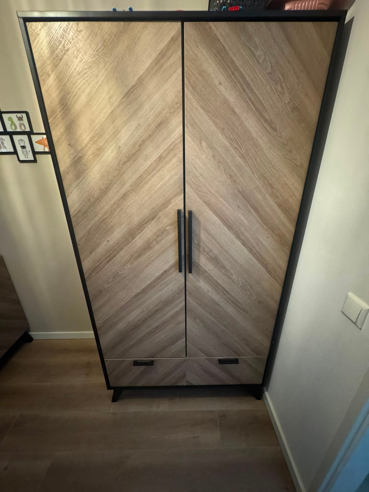 Compleet babykamer.ledikant commode en klerenkast, 100 tot 150 cm, 100 tot 150 cm, Ophalen of Verzenden, Zo goed als nieuw
