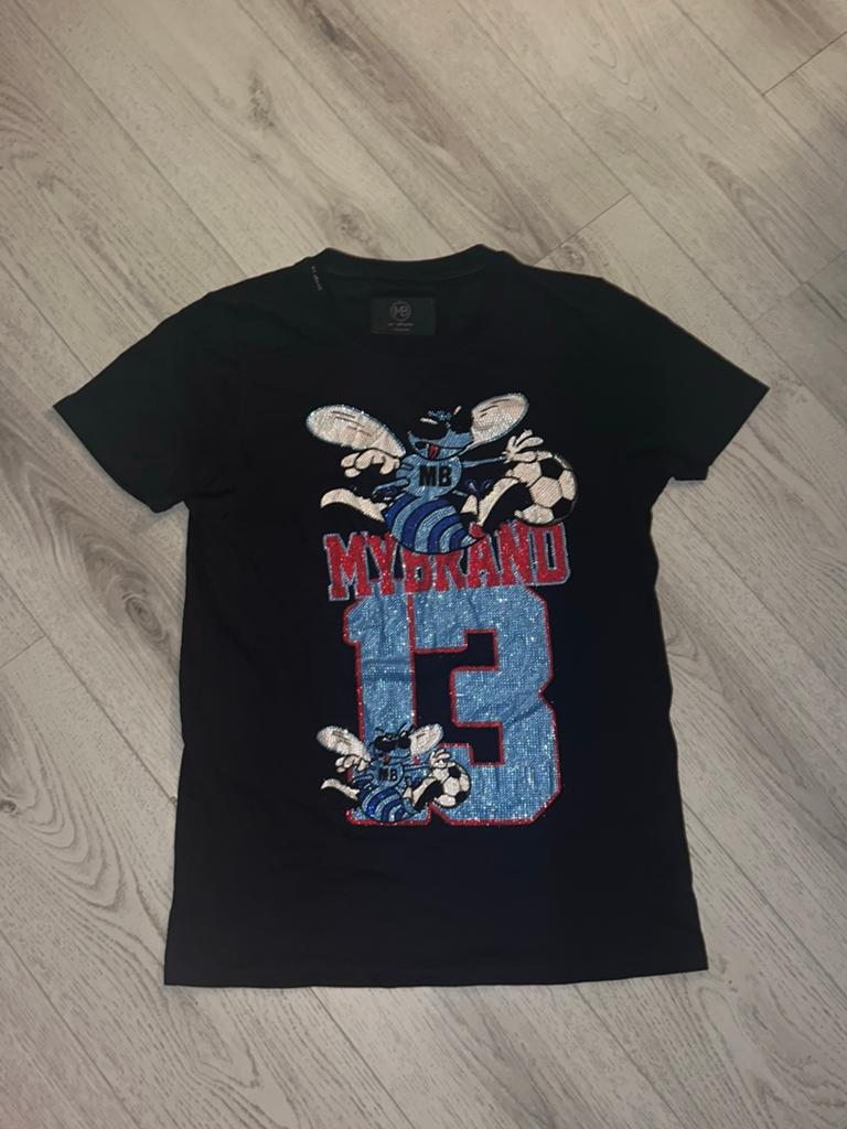 My Brand T-shirt Zwart - Maat M, Ophalen of Verzenden, Gedragen, Maat 48/50 (M), Zwart