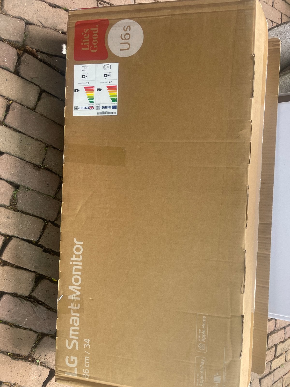 LG Smart Monitor 34 inch U6s -, Computers en Software, Monitoren, HDMI, Curved, Full HD, Ophalen of Verzenden