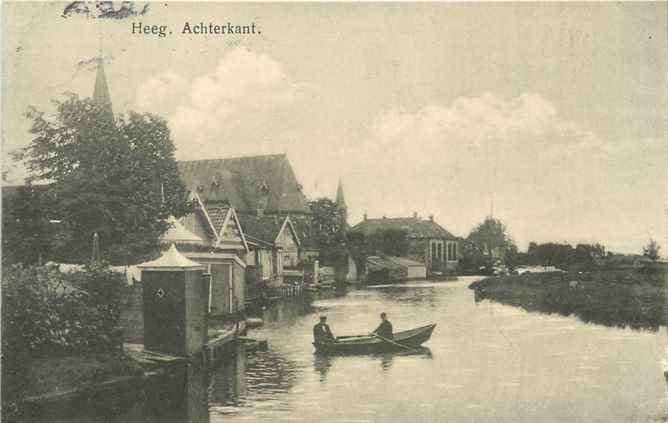 301-290-025 Heeg Achterkant, Verzenden, Voor 1920, Friesland
