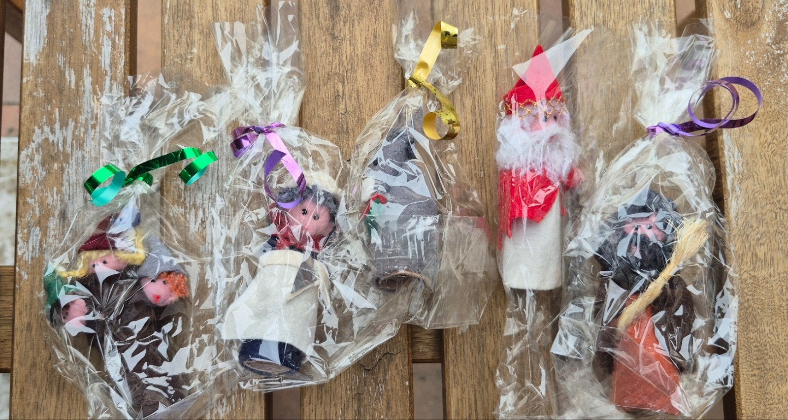 Sinterklaas Sint Nicolaas vingerpoppetjes, Ophalen of Verzenden