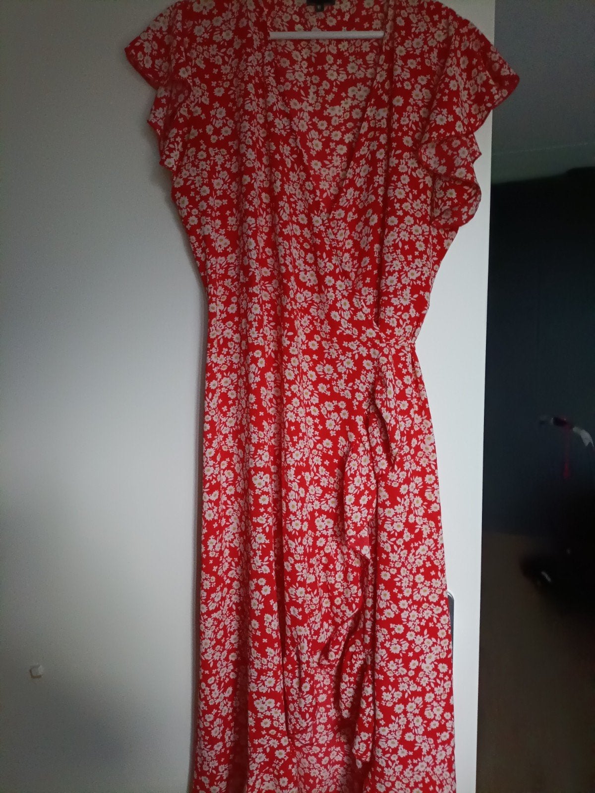 Seven Sisters Overslag Jurk XL met Ruches, Seven Sisters, Maat 46/48 (XL) of groter, Ophalen of Verzenden, Zo goed als nieuw