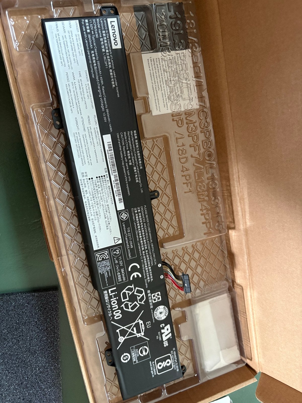 Laptop accu voor Lenovo Ideapad L340 15 inch, Ophalen, Gebruikt