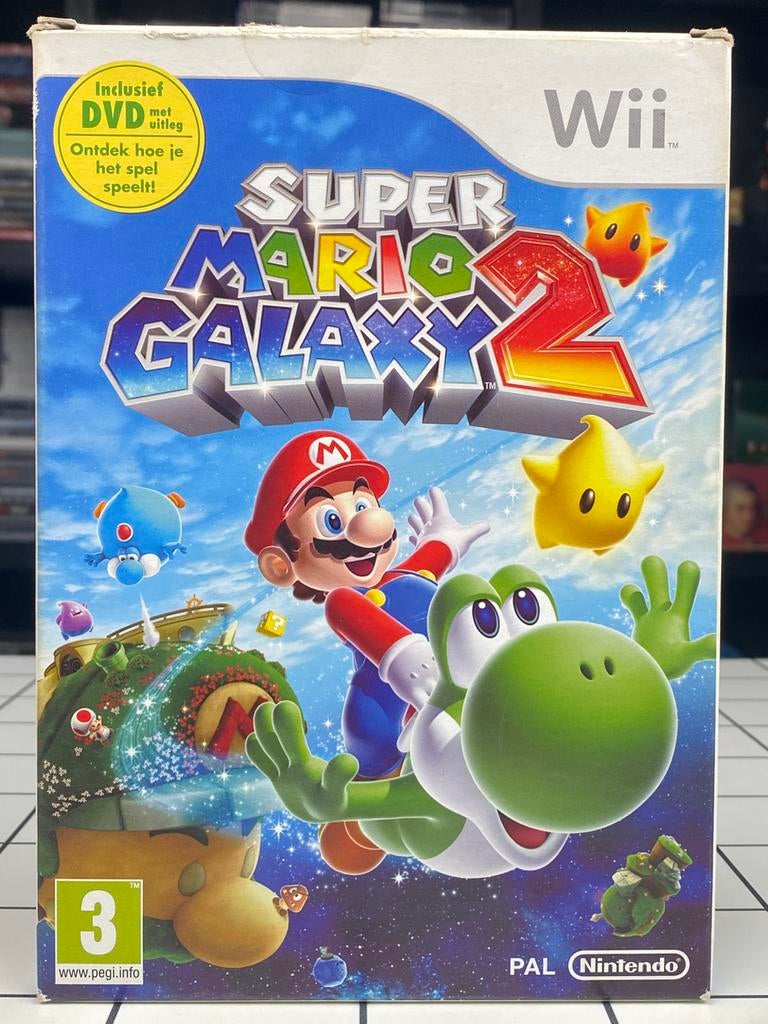 Super Mario Galaxy 2 DVD Bundle - Nintendo Wii Game - CIB, Www.nintendo.com, 1 speler, Ophalen of Verzenden, Zo goed als nieuw