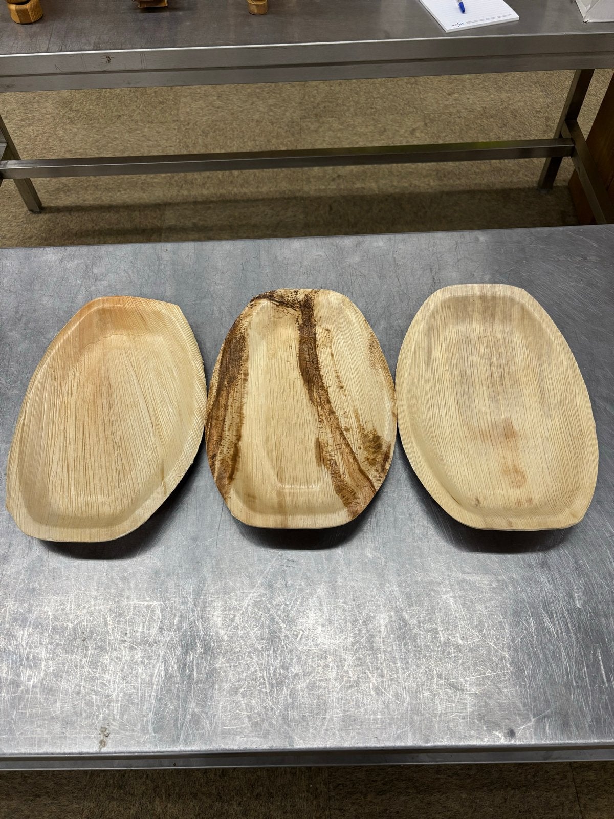 176 stuks Bio Palmblad Catering Schalen - Naturel, Overige typen, Nieuw, Natuurlijk materiaal, Overige merken